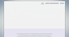 Desktop Screenshot of ferienhaus-zum-strandkorb.de